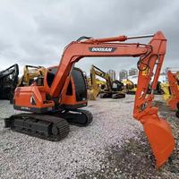 Excavator Crawler Bekas DoosanDX75 7 Ton Kondisi Terawat, Kapasitas Bucket 0.2m³, Mini Digger, Sistem Hidrolik Lengkap, Kondisi Baik