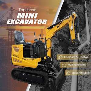 Spedizione gratuita Mini escavatore EPA motore Kubota 1Ton 1.5 Ton 1.8 Ton cingolato Micro scavatore fattoria piccolo escavatore per la vendita - Product Image 1