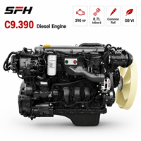 محرك ديزل أصلي SCDC SFH C9.390 سعة 8.7 لتر بقوة 390 حصان مع وحدة تحكم إلكترونية بديلة لـ FPT CURSOR 9 للشاحنات الثقيلة وشاحنات التفريغ والخلاطات