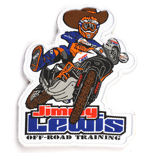 カスタムロゴとサイズが利用可能絶妙な中国工場カラフルな織りパッチ - Product Image 1