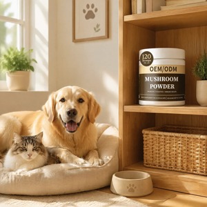 Mezcla de Hongos Orgánicos Patentada OEM para Perros y Gatos, Apoyo Inmunológico, Salud Cognitiva, Suplemento en Polvo de Rápida Absorción - Product Image 5