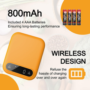 2025년 인기 판매 가정용 디지털 주방 저울 5KgX1g LED 디스플레이 용기 무게(Tare) 기능 소형 공간용 무게 측정기 - Product Image 4