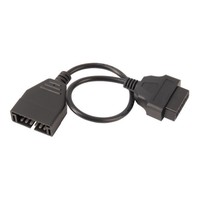 Cable Adaptador para Vehículos GM de 12-16 Pines, Arnés de Cableado Automotriz de Conversión de 12 Pines OBDII a 16 Pines GM, Compatible con 12-24V