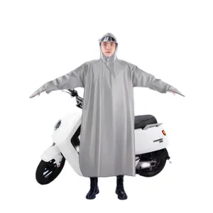 Motorcycle Wholesale Raincoat Waterproof Adult Impermeable Windproof Custom Pvc Rainwear Poncho