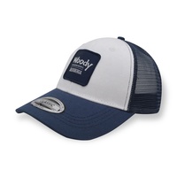 Fabricante de marca personalizada 5 Panel Logo parche gorra de camionero, 112 malla gorra de camionero sombrero mujeres hombres deportes 5 paneles gorras de camionero gorras