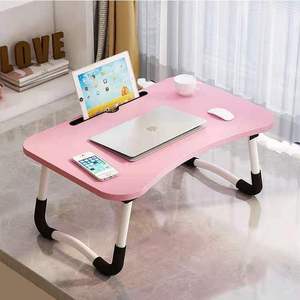 Niños portátiles de madera perezoso plegable soporte de escritorio mesa de escritorio portátil para cama extensible - Product Image 1