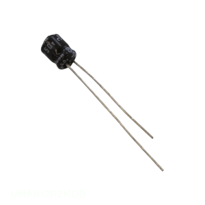 ตัวเก็บประจุแบบมีรู UMA1H2R2MDD 2.2 uF 20% 50V ตัวเก็บประจุแบบมีรัศมี th 2.2 uF - Product Image 1