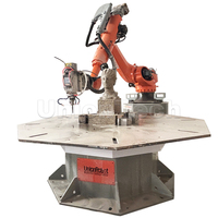 Robot industriel 6 axes haute précision pour le fraisage du bois et du mousse, broche italienne, commande KUKA, zone de travail de la machine CNC