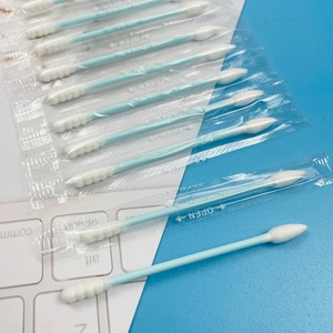 Cotons-tiges Q-Tips rose vert emballés individuellement pour l'application du rouge à lèvres Eyeliner Ombre à paupières Petit écouvillon - Product Image 2