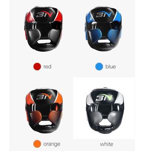 BNボクシングヘルメットカスタムデザインMMAボクシングヘッドガードレザーPUフェイスパターンポータブルボクシングヘルメット - Product Image 2