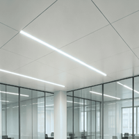 Panneau de plafond en aluminium blanc alvéolé, plafond suspendu en métal pour la maison, l'hôtel, l'école, l'hôpital, les projets commerciaux