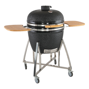 <span class=keywords><strong>SEB</strong></span> KAMADO/ Barbecue en céramique de style Kamado de 26 pouces à économie d'énergie pour fumer et cuire en extérieur - Haute rétention de chaleur - Product Image 3