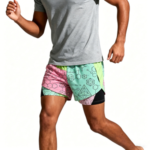 Versatile Training Shorts Custom Logo Men Quick Dry Breathable Fabric Gym Sportwear with Multiple Pockets for Weightlifting - Product Image 1