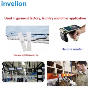 Có thể giặt UHF RFID nhãn giặt <span class=keywords><strong>tag</strong></span> 860-960MHz EPC Gen2 | 180 ℃ vải mềm chịu nhiệt độ cao cho quản lý may mặc - Product Image 4