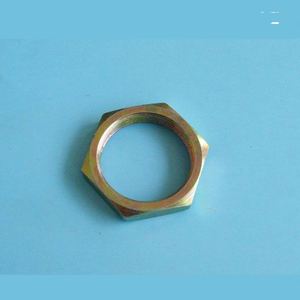 #10-24 UNC Thread Stainless Steel Machine <b>Screw</b> Hex Nuts Silver Finish Drilling - Product Image 4