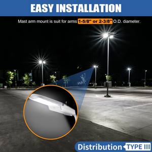 Éclairage public extérieur LED US Warehouse 150W IP65 LED Stade Route Parking Lot Shoebox Street Flood Lights - Product Image 4