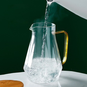 Bouilloire de table ordinaire en verre anti-déflagrant résistant à la chaleur pour cuisiner avec des verres en verre à feu - Product Image 3