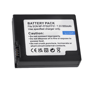 NP-FF50 850mAh <b>Battery</b> for Sony NPFF50 IP200 IP220 Camcorder CE RoHS Certified Wholesale Bulk Premium Quality - Product Image 1