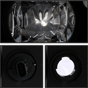 Boîtier noir de remplacement de phares halogènes pour Dodge <span class=keywords><strong>Challenger</strong></span> 2008-2014 Paire gauche + droite CH2502219 conducteur + passager - Product Image 3