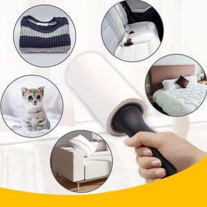 Rodillo quitapelusas portátil para limpieza del hogar, cinta adhesiva de papel para pelo de perro, gato y otras mascotas, rodillos quitapelusas para ropa - Product Image 2