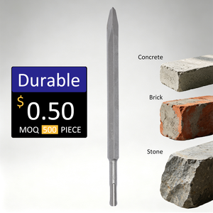 Cincel Puntiagudo SDS Plus de Acero Aleado Tratado Térmicamente, Broca para <span class=keywords><strong>Martillo</strong></span> Perforador, Herramienta de Demolición de Alta Resistencia para Concreto, Ladrillo y Piedra - Product Image 1