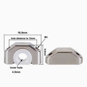 SenGuang 650 Stranding Machine Yarn Guide Zirconia Eyelet <b>White</b> <b>Mirror</b> Polished Ra 0.1 HRA88 Inner Hole 4.5mm Seat Hole Distance - Product Image 1