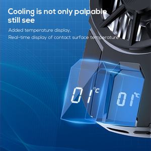 MEMO DLA3 Cooler <b>Phone</b> LED Digital Screen to Show Temperature Portable Gaming <b>Phone</b> Cooler with Blue Light - Product Image 5