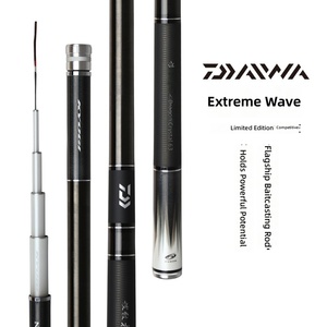 <span class=keywords><strong>Canne</strong></span> à pêche télescopique légère DAIWA Wavemaster Limited Competition Carp Rod, fabriquée au Japon, pour lancer à la ligne en eau sauvage, action ultra-rigide. - Product Image 1