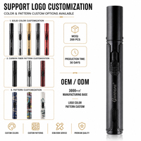 Briquet à cigare coupe-vent GUEVARA en forme de stylo, rechargeable, réglable, au gaz butane, vente en gros, accessoires de cigare haut de gamme
