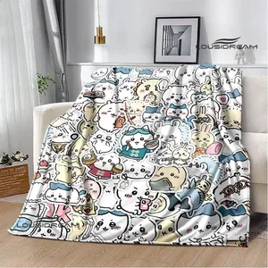 Coperte Calde in Flanella con Stampa 3D di Chiikawa, Morbide e Confortevoli, Copriletto, Regalo, Derivati di Animazione e <span class=keywords><strong>Film</strong></span> - Product Image 2
