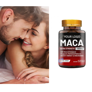Populaire <span class=keywords><strong>Maca</strong></span> 1900mg Natuurlijke Kruidenformule 60 <span class=keywords><strong>Capsules</strong></span> Voedingsondersteuning Voedingssupplement - Product Image 1