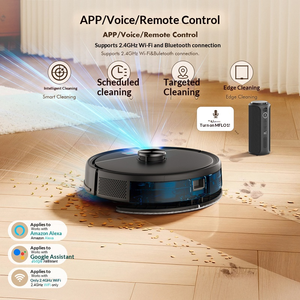 Aspirateur robot à navigation laser, filtre HEPA, moteur sans balais, contrôlé par application, intelligent, cartographie LDS, balayage, lavage - Product Image 2