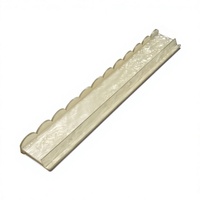 Nouvelles supports de tuiles de mahjong à motif coquillage, organisateur de tuiles de mahjong en acrylique de 5 mm, support de tuiles à pousser, plateau à tuiles, lot de 4 pièces