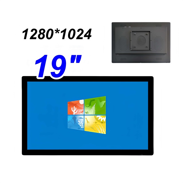 19 Inch LCD Touch Screen Open Frame Embedded Wall Mount Monitor 1280*1024