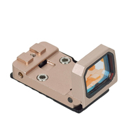 LAMBUL – Mini viseur tactique pliable à point rouge, viseur réflexe rabattable, support MOS GLOK 1913, accessoires de chasse en plein air