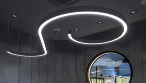 LEDWIDE Circular or <strong>Ring</strong> 50mm Aluminum <strong>Profile</strong> Led Light for Commercial - Product Image 2