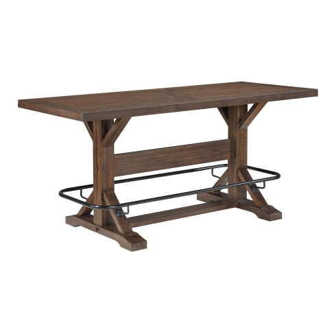 Marrón + Madera + Clásico + Mesa de bar