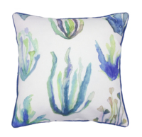 Nouvelle arrivée URN printemps été mauvaises herbes décoratives polyester tissu extérieur imprimé personnalisé extérieur housses d'oreiller imperméables