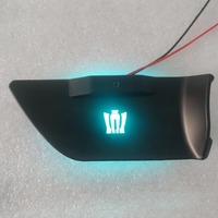 Pour Toyota Crown Kluger voiture poignée de porte intérieure bol rvb lampe à LED atmosphère Logo lumière Auto intérieur lumières ambiantes