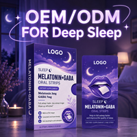 Bandes de mélatonine personnalisées à dissolution rapide pour un sommeil profond et une relaxation optimale – Complément alimentaire sous film oral mince – Marque privée OEM ODM Usine