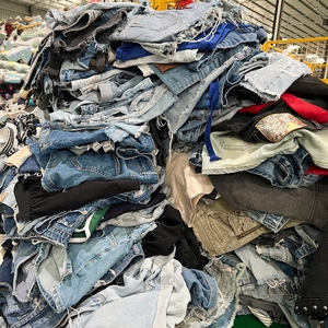 Shorts en jean d'occasion pour femmes à taille basse, en vrac, provenant des Philippines, fournisseur de balles mixtes pour le marché du denim - Product Image 1
