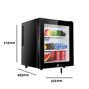 Vanace Fruits Vegetables Freezer Office 52リットル調理用小型ポータブルミニバー冷蔵庫