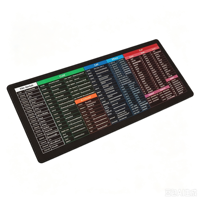 Tapis de souris de jeu en caoutchouc naturel - Résistant à l'usure, antidérapant, imperméable - Plusieurs tailles (ex. 900x400mm)-Utilisation au bureau