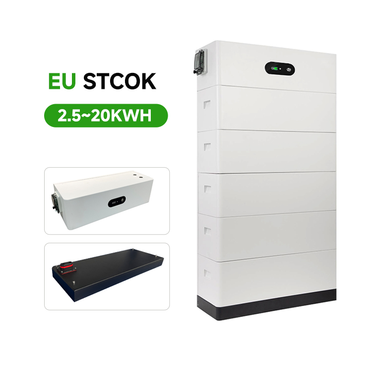 Высокое напряжение 10kwh 20kwh Солнечная PV батарея для хранения Штабелируемых литий-ионных аккумуляторов для дома возобновляемых источников энергии