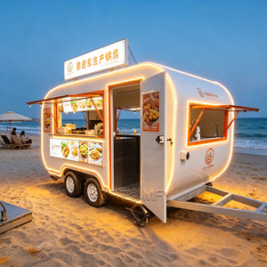 Cuisine mobile de vente ambulante de forme créative personnalisée pour les collations, les jus, le café et les aliments - Product Image 1