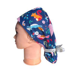 หมวกคลุมผมยาว หมวกผ่าตัด ผ้าทวิล ผ้าฝ้ายแท้ พิมพ์ลาย หมวกทำงาน หมวกแพทย์หญิง ชุดส<span class=keywords><strong>ครับ</strong></span>อนามัย <span class=keywords><strong>ส</strong></span>ำหรับใช้ในโรงพยาบาล - Product Image 5