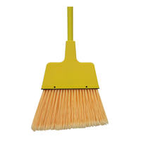 Balai vert en PP+PET pour intérieur, adapté aux animaux domestiques, avec long manche pour le nettoyage des sols et des pelouses à la maison