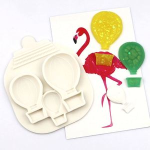 Moule en silicone 3D pour décoration de gâteau en résine, forme montgolfière, qualité alimentaire, sans BPA. OEM/ODM - Product Image 2