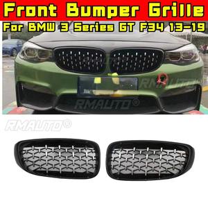 Tiras Decorativas para Parrilla Delantera de Coche, Kit de Carrocería para Parrilla de Carreras, Parrilla Delantera para BMW Serie 3 GT F34 2013-2019, Pieza Exterior - Product Image 2