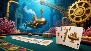 Cartes à jouer Mysterious Magical Steampunk Style Retro Full Adventure Thème Océan pour Jeu de Cartes Papier Guide <span class=keywords><strong>Carte</strong></span> Personnalisée - Product Image 6